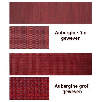 Beukenhouten ligbed met aubergine bekleding (Turnipred)