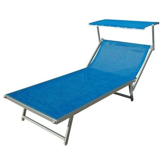 aluminium VIP ligbed blauw structuur