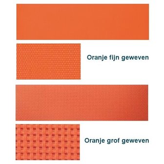 Aluminium ligbed met zonneklep en oranje bekleding (Arancione)