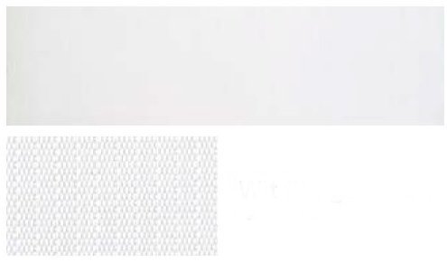 Aluminium ligbed "Maxi" met zonneklep en witte bekleding (Bianco)