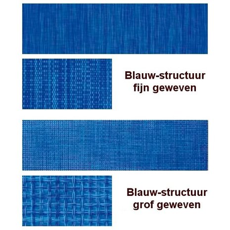 Beukenhouten ligbed met blauwe structuur bekleding (Electric Blue)