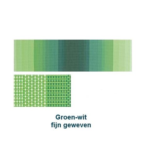 groen-witte bekleding