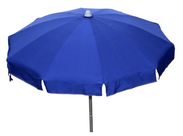 Parasol met aluminium steel - met zijflappen (200 cm)