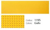 Aluminium ligbed met zonneklep en gele bekleding (Giallo)_