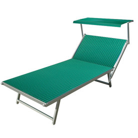 Aluminium ligbed VIP met groene bekleding (Verde)
