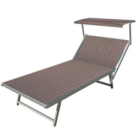 Aluminium ligbed VIP met taupe structuur bekleding (Earth)