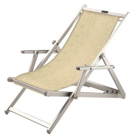 Aluminium ligstoel Twistsand