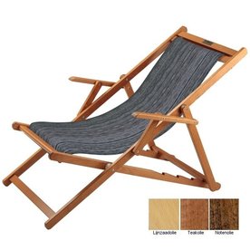 Beukenhouten ligstoel Granito