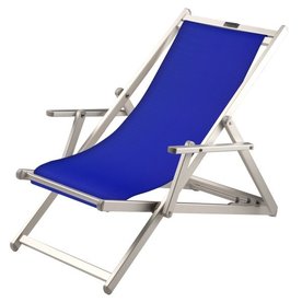 Aluminium ligstoel Royal Blue
