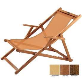 Beukenhouten ligstoel Ambra