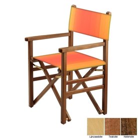 Beukenhouten regisseursstoel - rood naar amber overlopend (Regista Fire Classico)