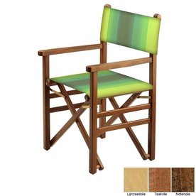 Beukenhouten regisseursstoel - groen naar amber overlopend (Regista Golden Green Classico)